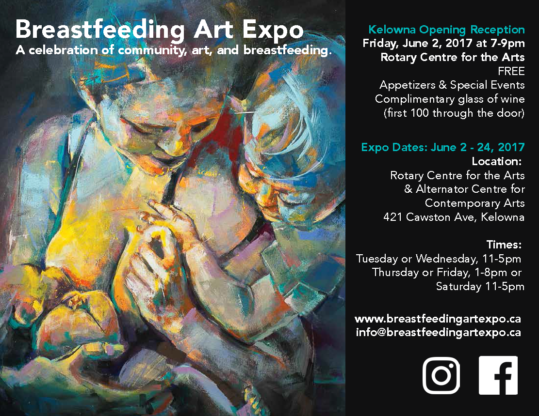 Breastfeeding Art Expo - Event Poster - Kelowna