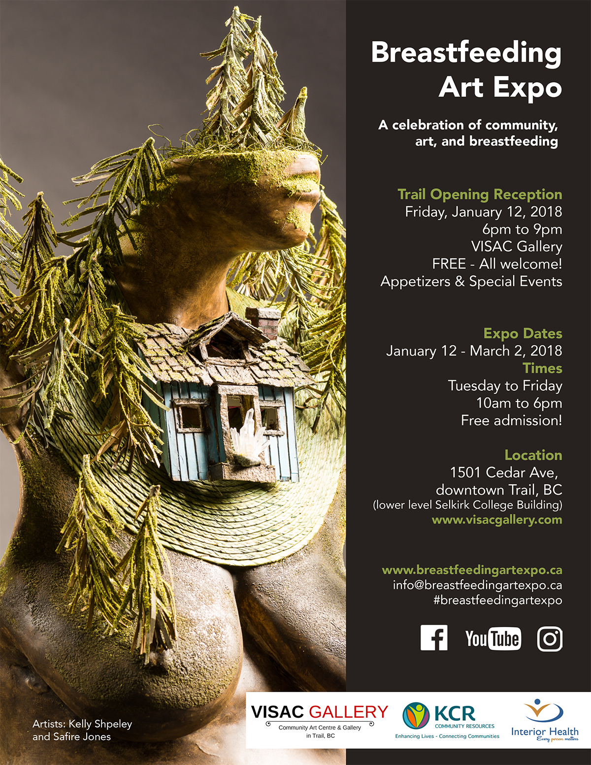 Breastfeeding Art Expo - Event Poster - Trail